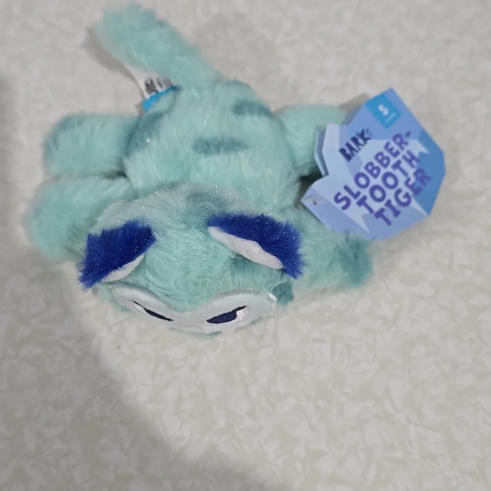 Bark Dog Toy Slobber Tooth Tiger NWT Size Small 0-20 pounds